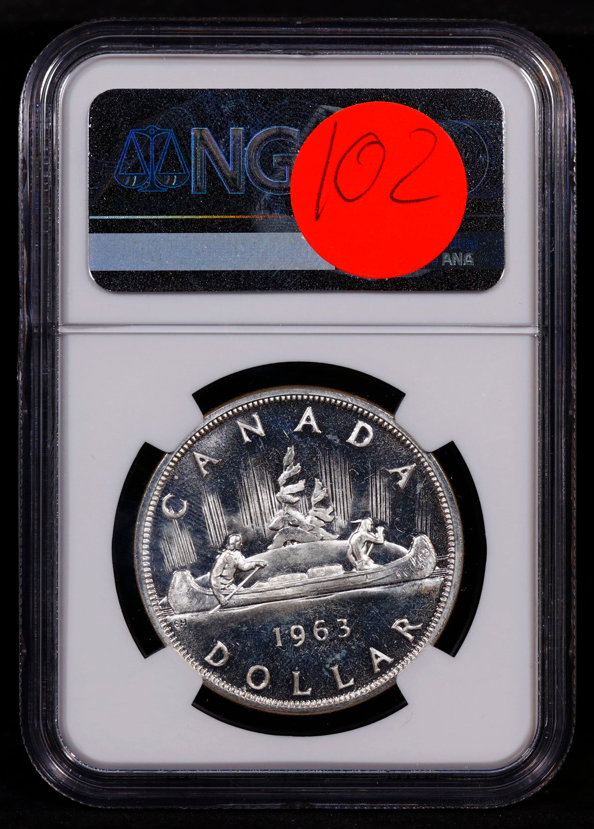 1963 Canada Silver Dollar S$1 NGC PL64 Cameo