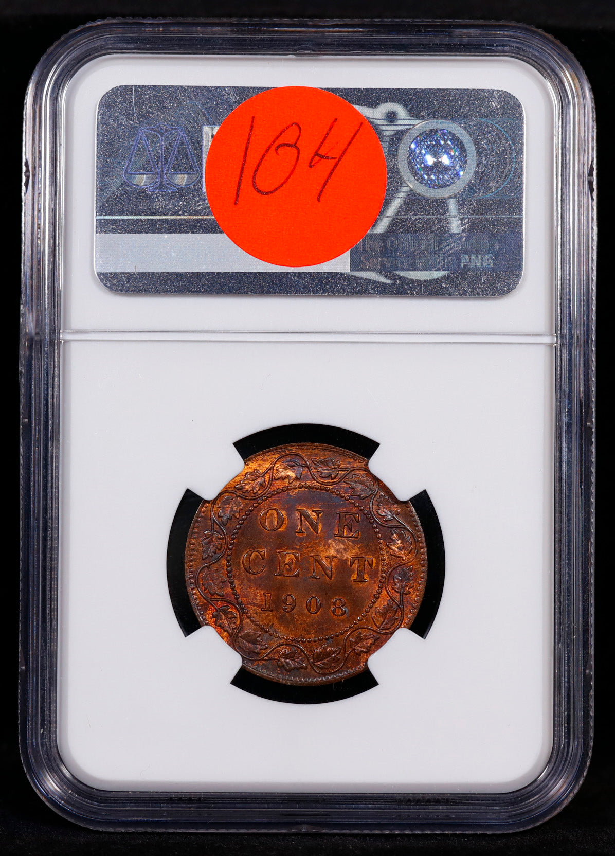 NGC 1908 Canada 1c Cent Penny NGC MS64 BN