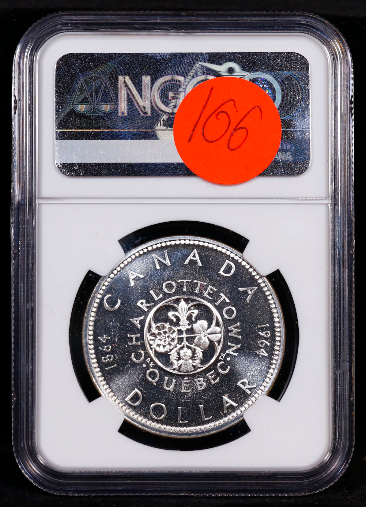 1964 Canada Silver Dollar S$1 NGC PL65 Cameo