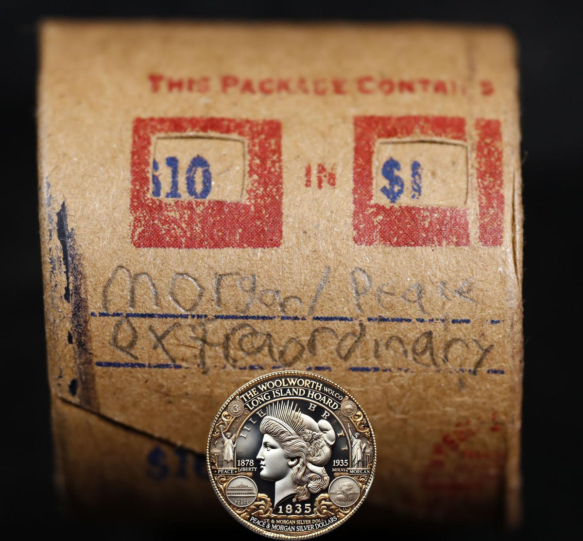 10 Circulated Morgan & Peace Dollar Mixed Roll: Extraordinary - 10 CMPX