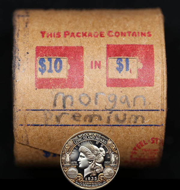 10 Circulated Morgan Dollar Roll: Premium - 10 CMP