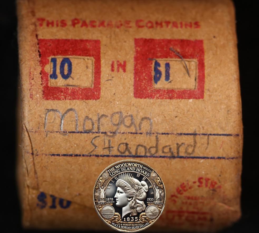 10 Circulated Morgan Dollar Roll: Standard - 10 CMS