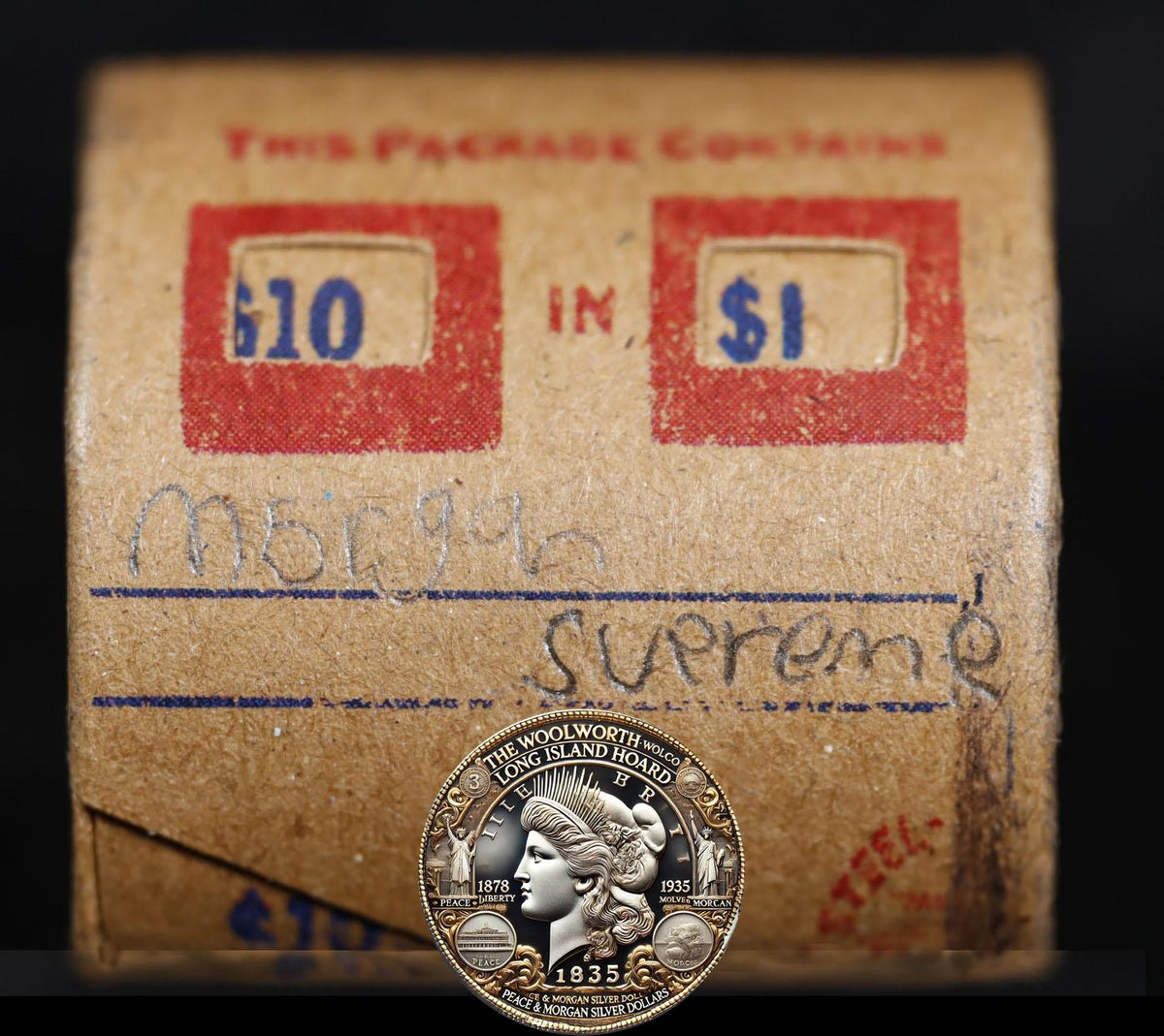 10 Circulated Morgan Dollar Roll: Supreme - 10 CMU