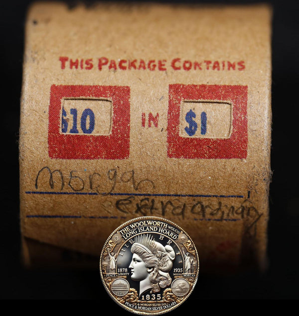 10 Circulated Morgan Dollar Roll: Extraordinary - 10 CMX