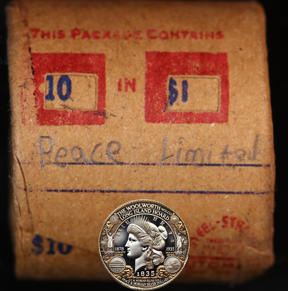 10 Circulated Peace Dollar Roll: Limited - 10 CPL