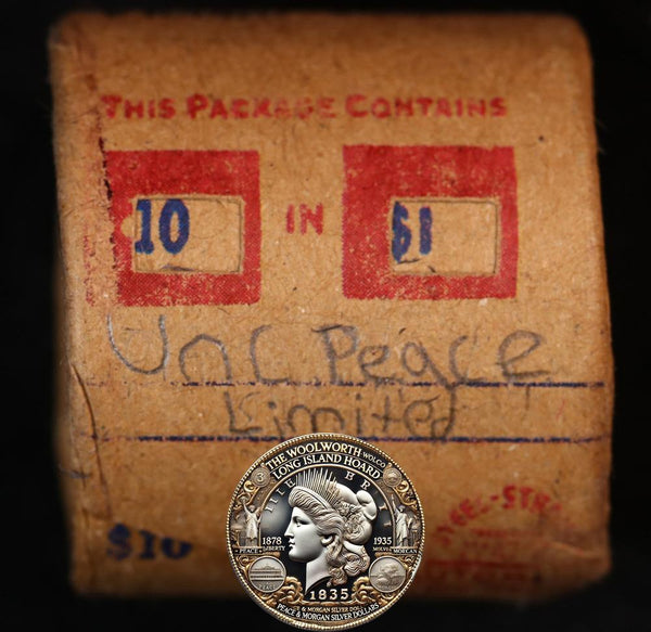 10 Uncirculated Peace Dollar Roll: Limited - 10 UPL