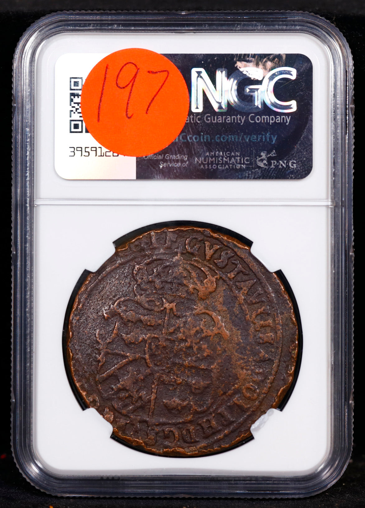 1627 Sweden Ore KM-116 MDCXX7 NGC VF Details