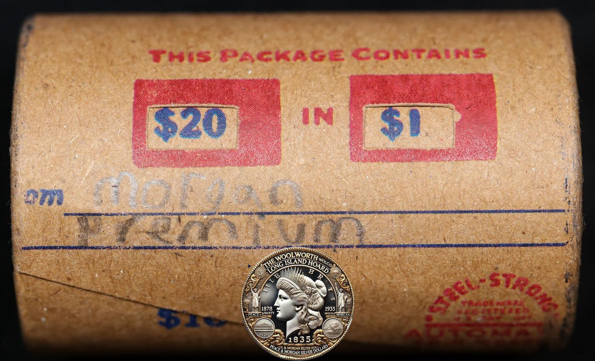 20 Circulated Morgan Dollar Roll: Premium - 20 CMP