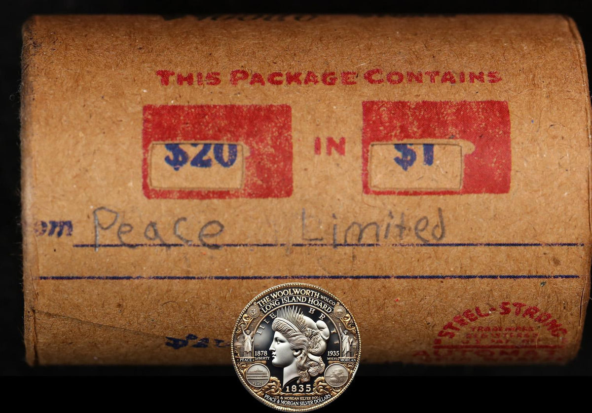 20 Circulated Peace Dollar Roll: Limited - 20 CPL