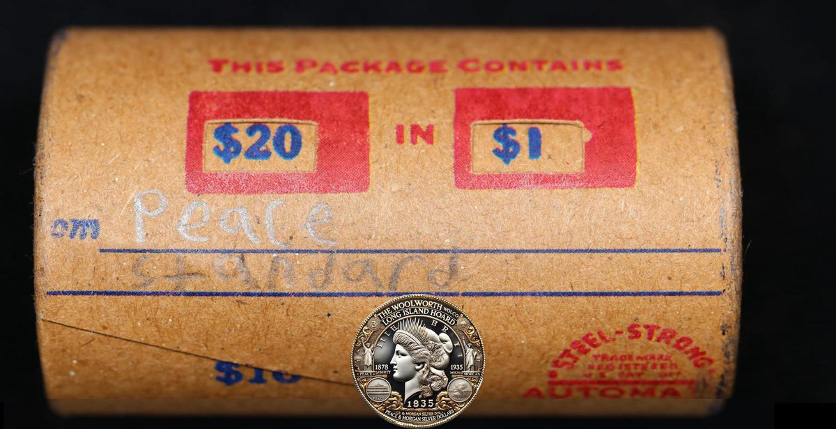 20 Circulated Peace Dollar Roll: Standard - 20 CPS