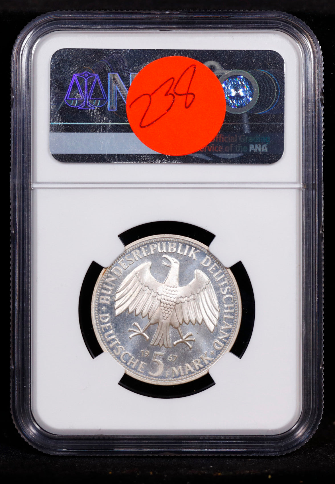 1967-F Germany 5M W&A Von Humboldt NGC Proof 66 Cameo