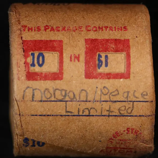 10 Circulated Morgan & Peace Dollar Mixed Roll: Limited