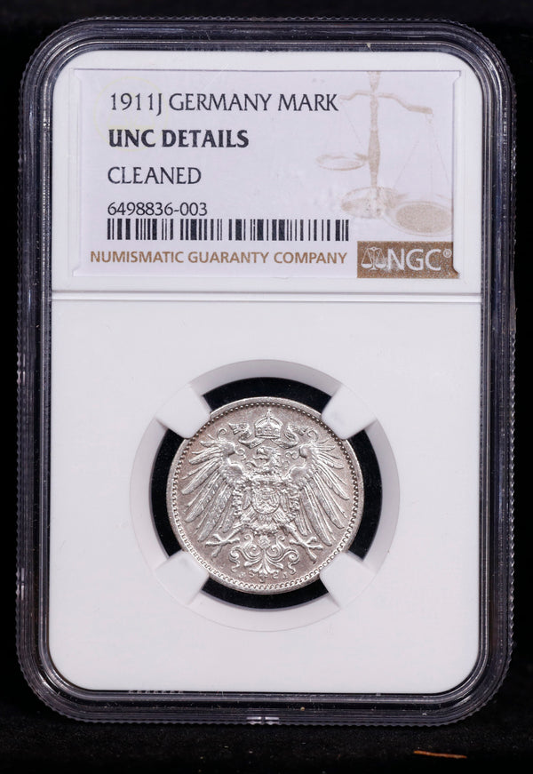 1911-J Germany German Mark NGC UNC Details